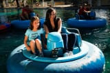 Bumper Boats at Lakeside Amusement Park in Denver, Colorado
